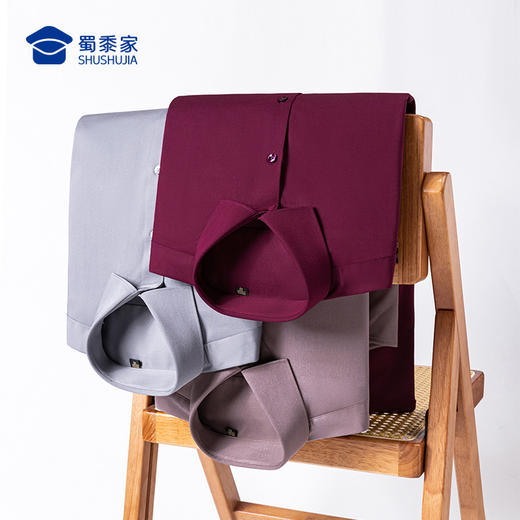 【实付满399送保温杯】【可机洗含羊毛拉绒蓄热衬衫】加厚保暖打底衬衫商务通勤长袖衬衣CT521 商品图3