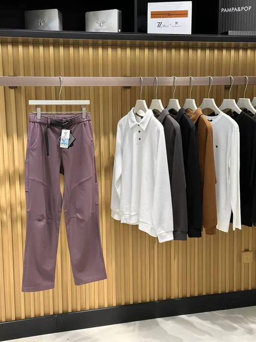 PAMPA&POP户外机能防水软壳休闲裤 ， 意大利轻奢品牌，尖端东丽面料，防风防水更有型！男女情侣款 商品图2