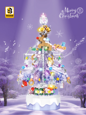 😍【联合创想JKC7411圣诞音乐盒】 🌈颜值高，圣诞氛围感满满，💥还很新奇好玩~ 🍑We wish you a Merry Christmas and a Happy New Year💕