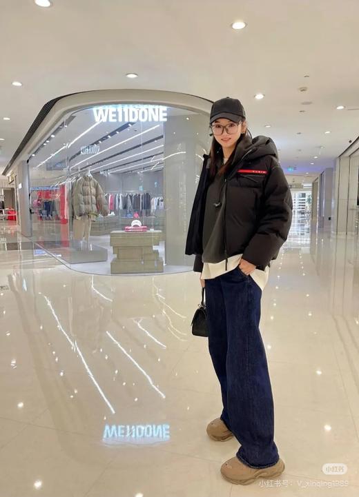 PRA奢潮女短款秋冬保暖加厚鹅绒羽绒服外套 商品图3