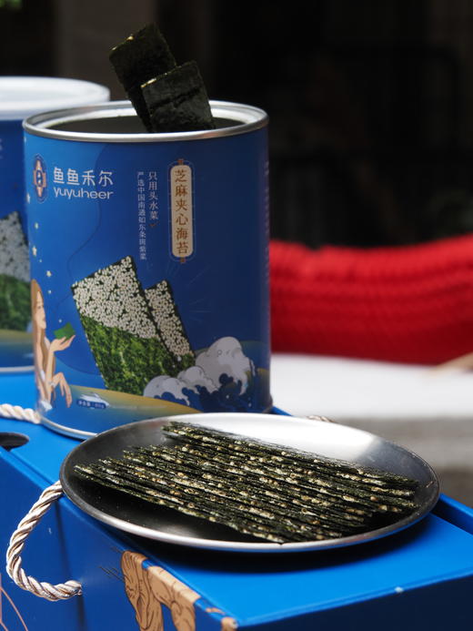头水芝麻夹心海苔 自有出口，高复购，随时随地补钙，老少皆宜 商品图1