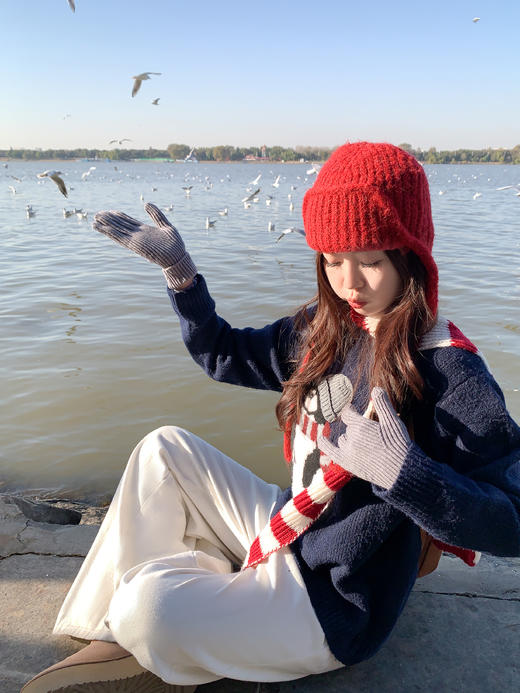 <曾小咸推荐> 现货秒杀！微信超特价！圆领套头毛衣女针织衫 日常179.99 立减90 秒杀89.99！ 商品图6