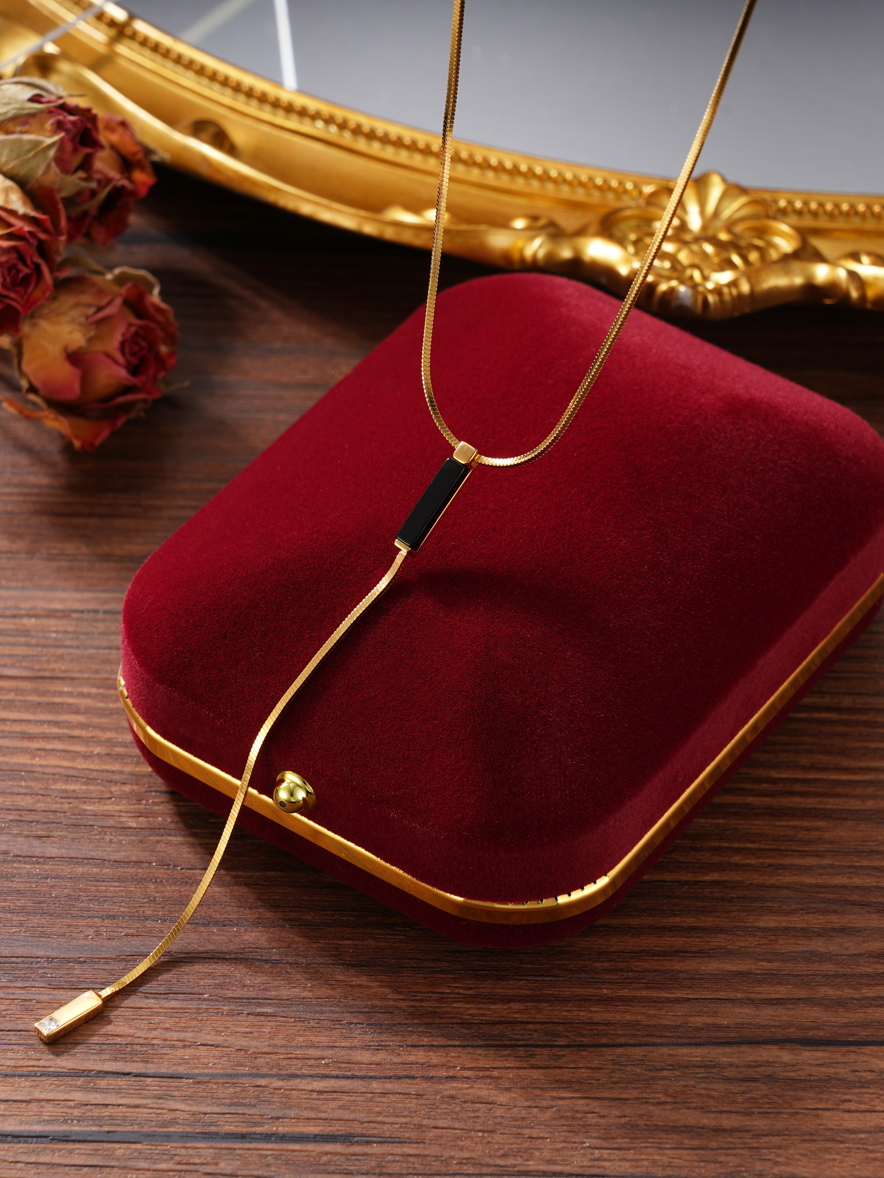 子佩集S925银【古韵微秋】项链纯银【AE00103】原创2镀金2501