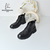 经典鲨2025年冬季专柜新品男士牛皮革系带平底潮酷马丁靴KG51-555191 商品缩略图0