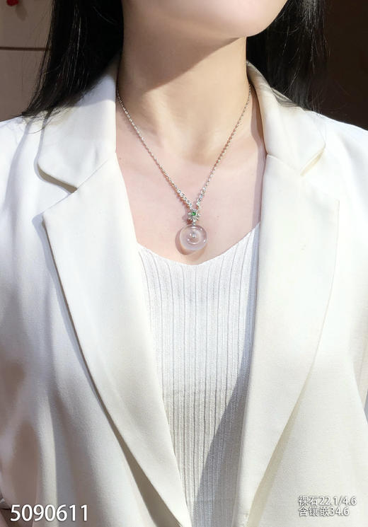5090611，平安扣吊坠。具体价格微信咨询 商品图4