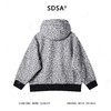 SDSA秋冬新款痞帅男装潮牌撞色拉链立领连帽卫衣休闲百搭套头上衣 商品缩略图4