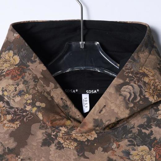 WY1399SDSA男士秋冬新款痞帅男装潮牌扎染植物花卉连帽卫衣舒适简约上衣 商品图2