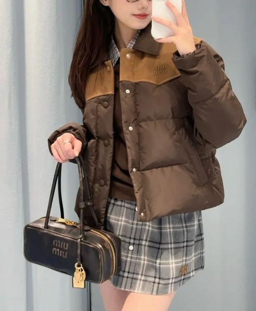 女款尼龙拼接羽绒服zo017 商品图3