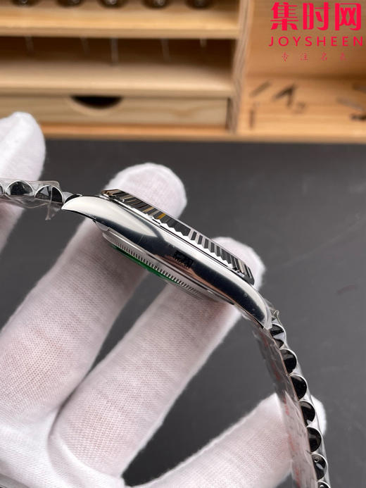 C PLUS劳力士 Cplus日志型41mm 蓝盘钻面 丹东3235机 五珠链 904L钢 男士腕表 商品图5