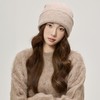 MS Lemuguet 铃兰小姐100羊毛针织帽 柔软亲肤保暖锁温 一体无缝针织零勒痕 佩戴更舒适 双层加厚加大显脸小 男女可戴 商品缩略图4