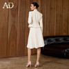 AD法式优雅风西装套装女秋冬高级感职业正装轻熟风米白色两件套裙 商品缩略图4