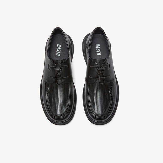 【百思图】BF楼百思图26春季新款厚底增高休闲皮鞋简约真皮商务男鞋75012AM6吊牌价899，现价439 商品图1