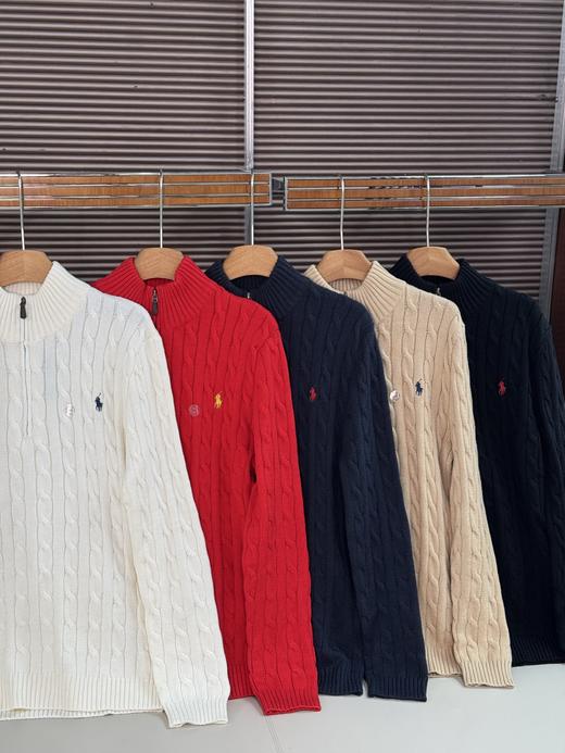 拉夫劳伦 情侣款经典款绞花编结羊绒针织毛衫（EJ） 商品图2