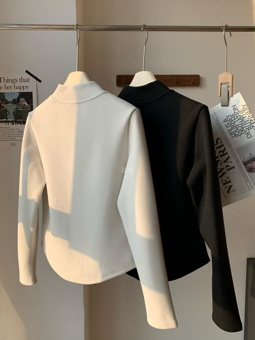 lu同款【STIU@石墨烯小蛮腰热能衣】秋冬保命神器，可内搭可外穿!C形修身剪裁立体腰线剪裁，敲显瘦! 商品图2