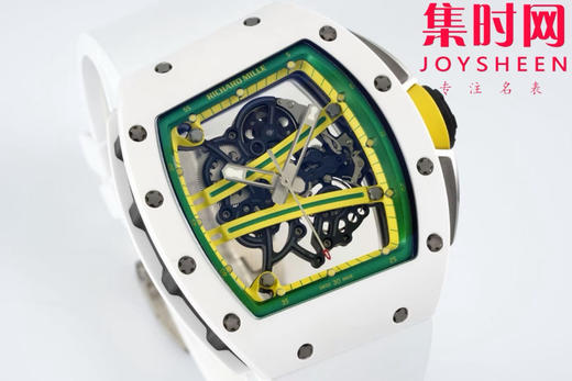 【贵重物品】只适合高端玩家 RF理查德米勒RM61 RM061男士系列“跑道”NTPT碳纤维壳/TZP陶瓷壳 男士腕表 商品图1
