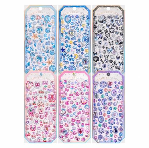 绮梦3D浮雕宝石钻贴纸 商品图1