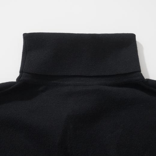 男款羊毛提花高领针织毛衣he020 商品图2