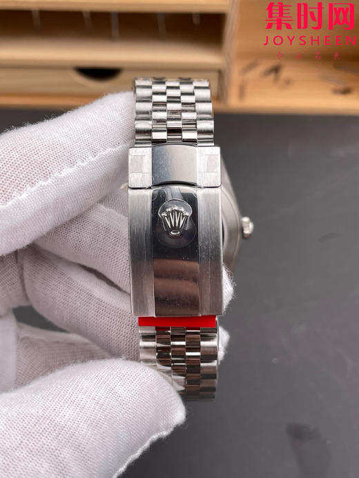 C PLUS劳力士 Cplus日志型41mm 蓝盘钻面 丹东3235机 五珠链 904L钢 男士腕表 商品图7