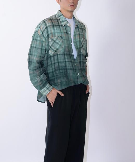 男款格子长袖衬衫lv 商品图3