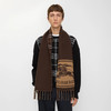 BURBERRY 巴宝莉 男士双面两用马术骑士印章围巾 混色 8112977 B7313 商品缩略图4