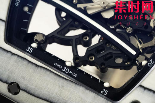 【贵重物品】只适合高端玩家 RF理查德米勒RM61 RM061男士系列“跑道”NTPT碳纤维壳/TZP陶瓷壳 男士腕表 商品图4