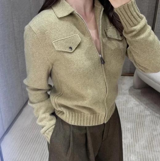 重磅渠道   lp山羊绒短款拉链外套   Parksville女士夹克 颜色超美！经典翻领贴袋！ 商品图1