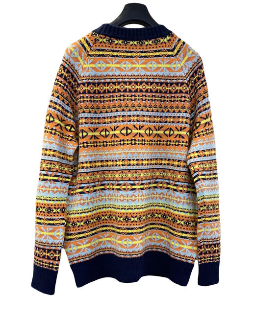 男款条纹提花针织毛衣ju010 商品图1