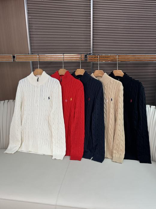 拉夫劳伦 情侣款经典款绞花编结羊绒针织毛衫（EJ） 商品图0