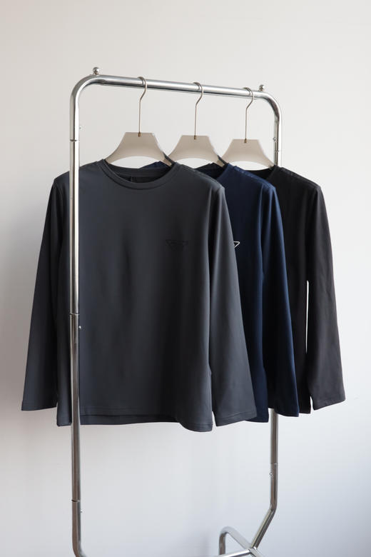 P.R.D 科技加绒面料 宽松长袖T恤 CX242 商品图2