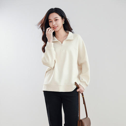 火桐hooton 高定系列 牦牛绒针织拉链卫衣ZM24001 商品图3