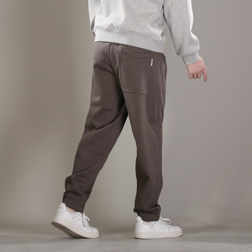 DRONKOO 2025 抽绳口袋结构斜纹暗格针织复合绒厚休闲长裤 商品图3