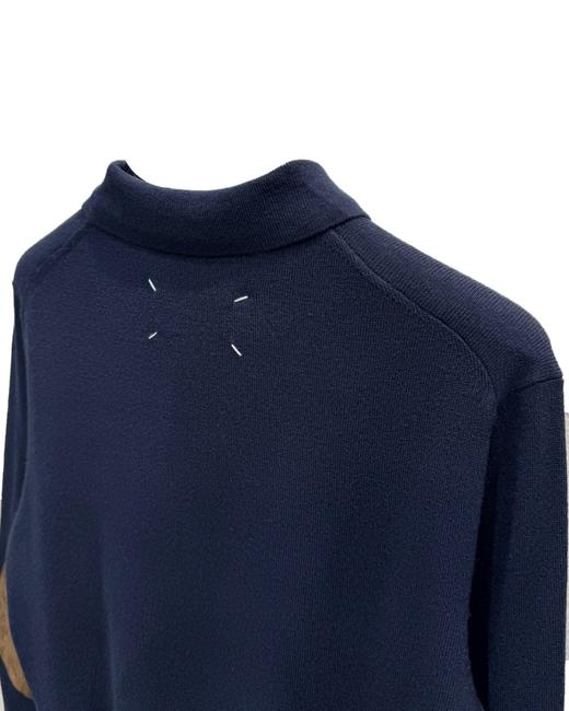 男款拼接袖针织POLO衫la016 商品图2