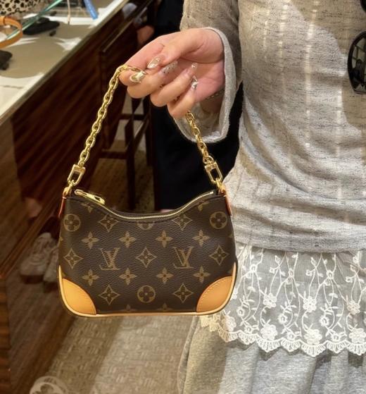 独加私渠   老花迷你牛角包  NANO BOULOGNE 手拎/斜挎包链条包 商品图1