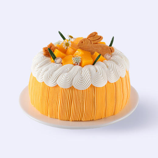 【兔兔好芒椰】芒果椰香蛋糕Q弹糯米夹心椰子布丁生日蛋糕聚会 商品图5