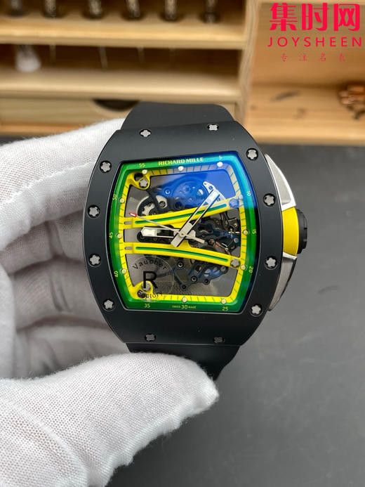 【贵重物品】只适合高端玩家 RF理查德米勒RM61 RM061男士系列"跑道"NTPT碳纤维壳/TZP陶瓷壳 男士腕表 商品图0