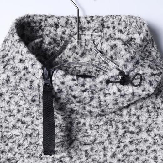 SDSA秋冬新款痞帅男装潮牌撞色拉链立领连帽卫衣休闲百搭套头上衣 商品图1