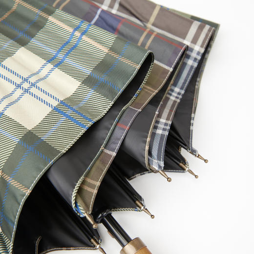 ROMI STUDIO 首饰袋 便捷收纳防晒遮阳伞复古格纹雨伞RWCLP36113 商品图3