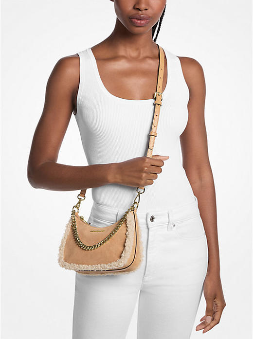 黑五折扣！MK冬季限量款羊羔毛腋下包 2个肩带两种背法 只要￥999直邮到手 商品图1