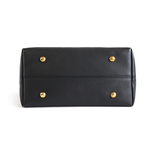 【95新】LV路易威登M24856中号黑色全皮Low Key Hobo水桶包单肩包女士011125AK02 商品图6