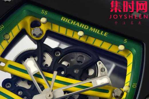【贵重物品】只适合高端玩家 RF理查德米勒RM61 RM061男士系列“跑道”NTPT碳纤维壳/TZP陶瓷壳 男士腕表 商品图3