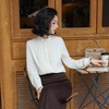 西子/雪落羊毛莫代尔棉提花经典百搭拉夫领衬衣/SYHJ0272 商品缩略图1