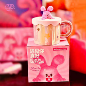 【乔乔兔】“遇见你真好” 陶瓷马克杯