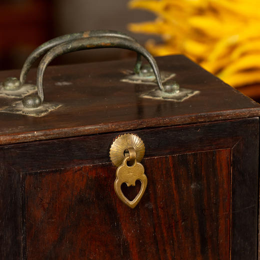 清	红木拉门式文房盒 商品图4