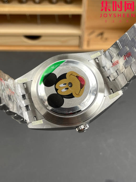 C PLUS劳力士 Cplus日志型41mm 蓝盘钻面 丹东3235机 五珠链 904L钢 男士腕表 商品图9