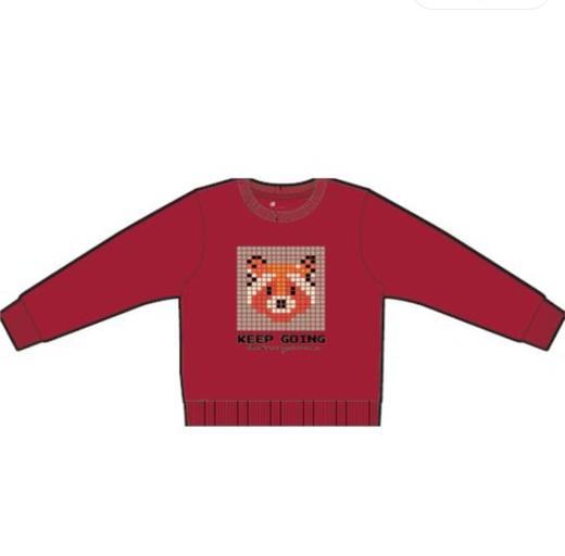 佐丹奴童装25年印花全棉圆领长袖卫衣03095616 商品图0