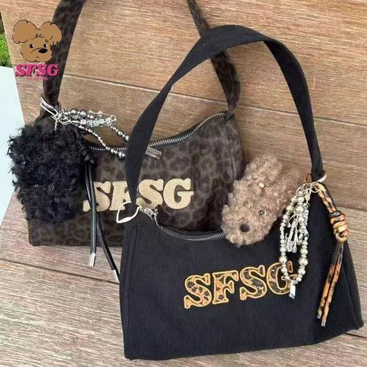 4楼Eubelle欧蓓 SFSG潦草小狗 秋季新款复古豹纹单肩包腋下包女 活动价：269元 商品图3