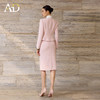 AD富家千金气质名媛套装女2025新款雪尼尔小香风包臀裙羊毛两件套 商品缩略图4