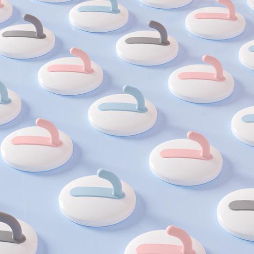 期待与你 轻奢免打孔挂钩 无痕粘贴  防水防潮 强承重 商品图4