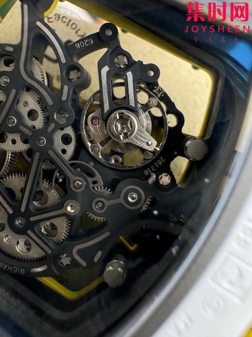 【贵重物品】只适合高端玩家 RF理查德米勒RM61 RM061男士系列"跑道"NTPT碳纤维壳/TZP陶瓷壳 男士腕表 商品图12