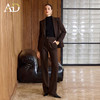 AD韩版气质西装套装女2025新款高智感毛呢阔腿裤两件套羊毛正装冬 商品缩略图2